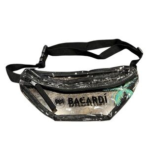 Bacardi clear Fanny pack festival concert bag size one size